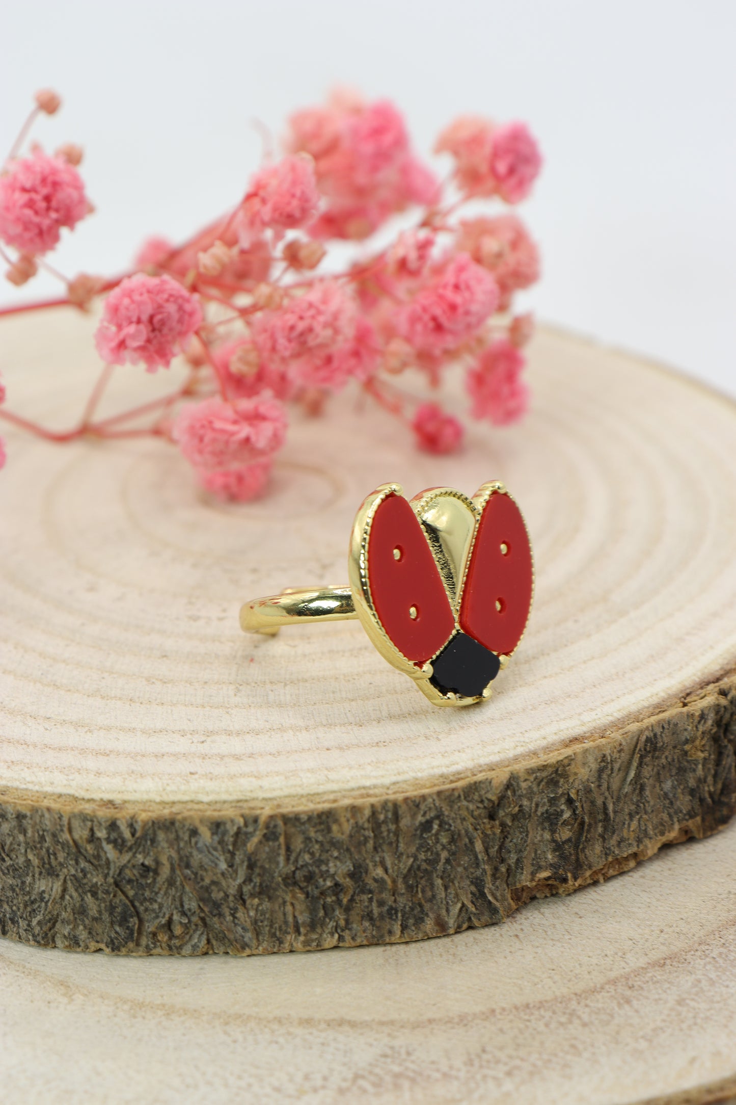 Anillo mariquita alas