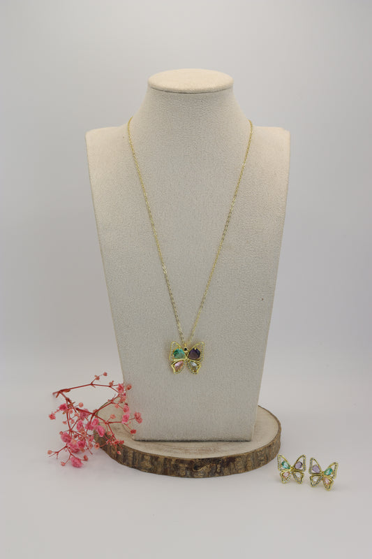 Collar Mariposa Tornasol