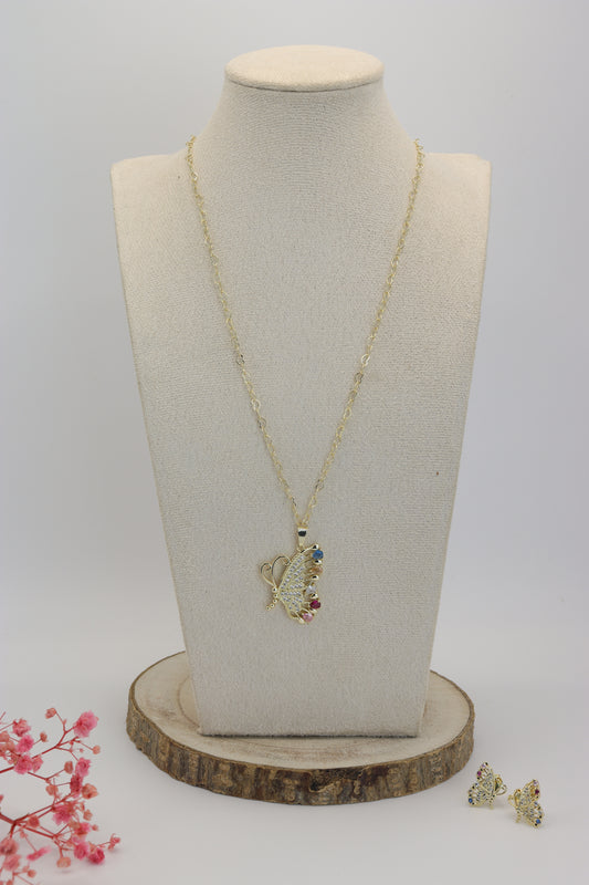 Collar Semi Mariposa