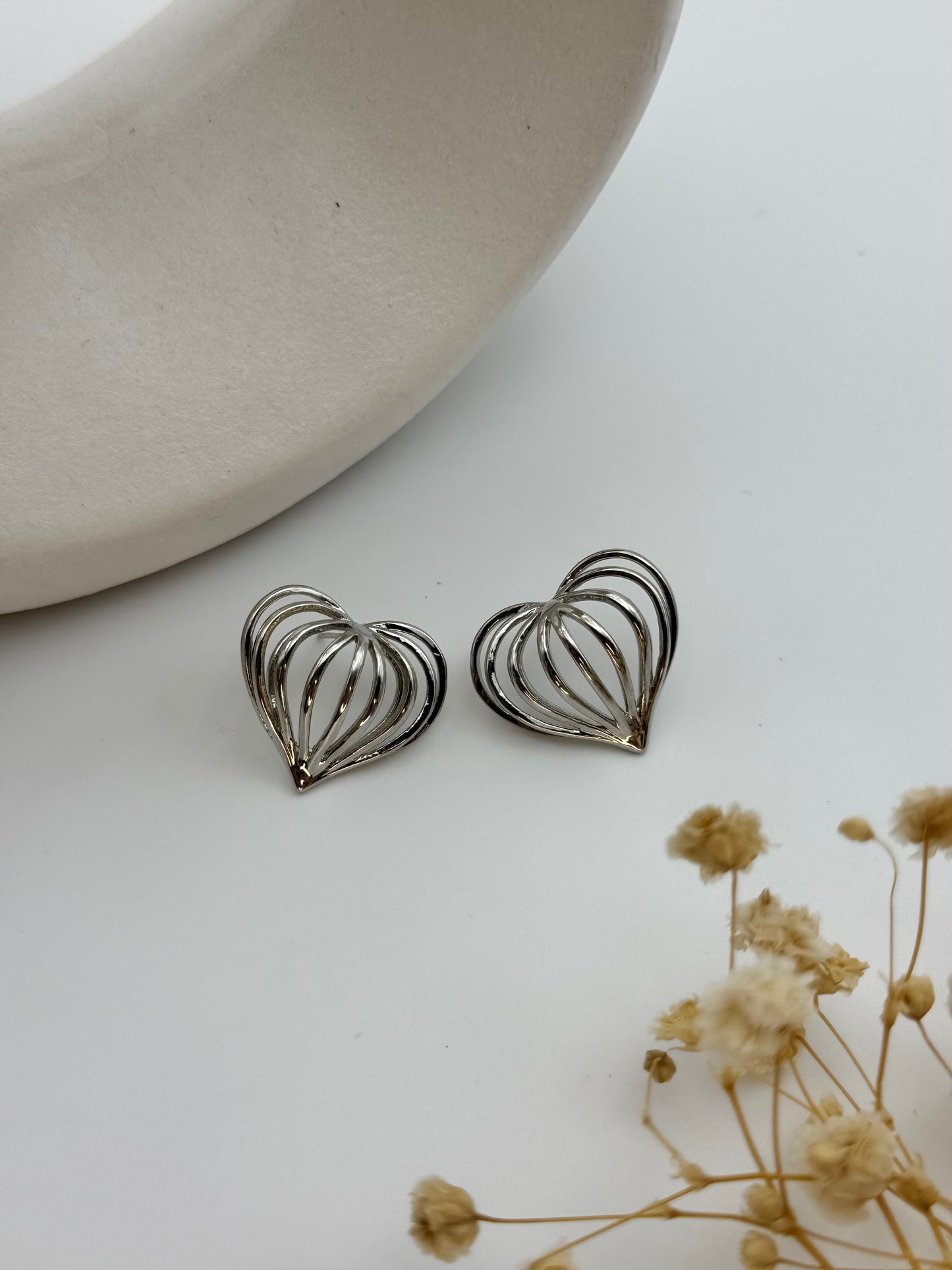 Aretes corazón tiny