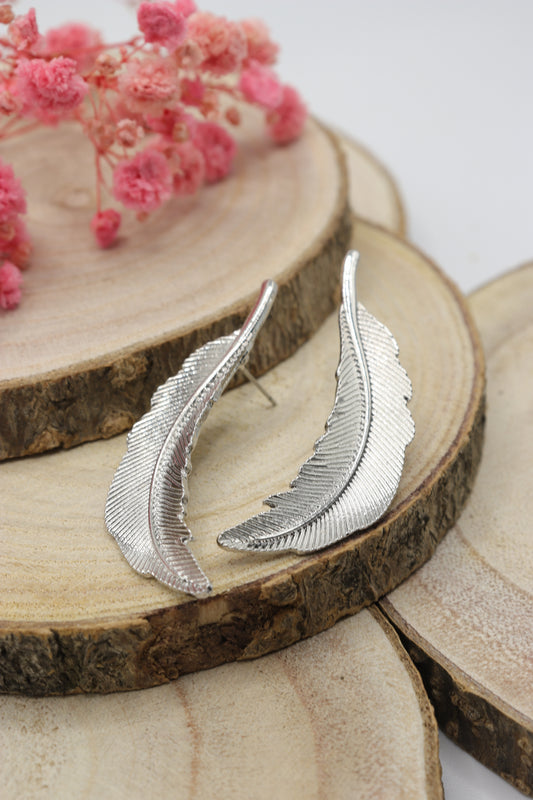 Aretes pluma