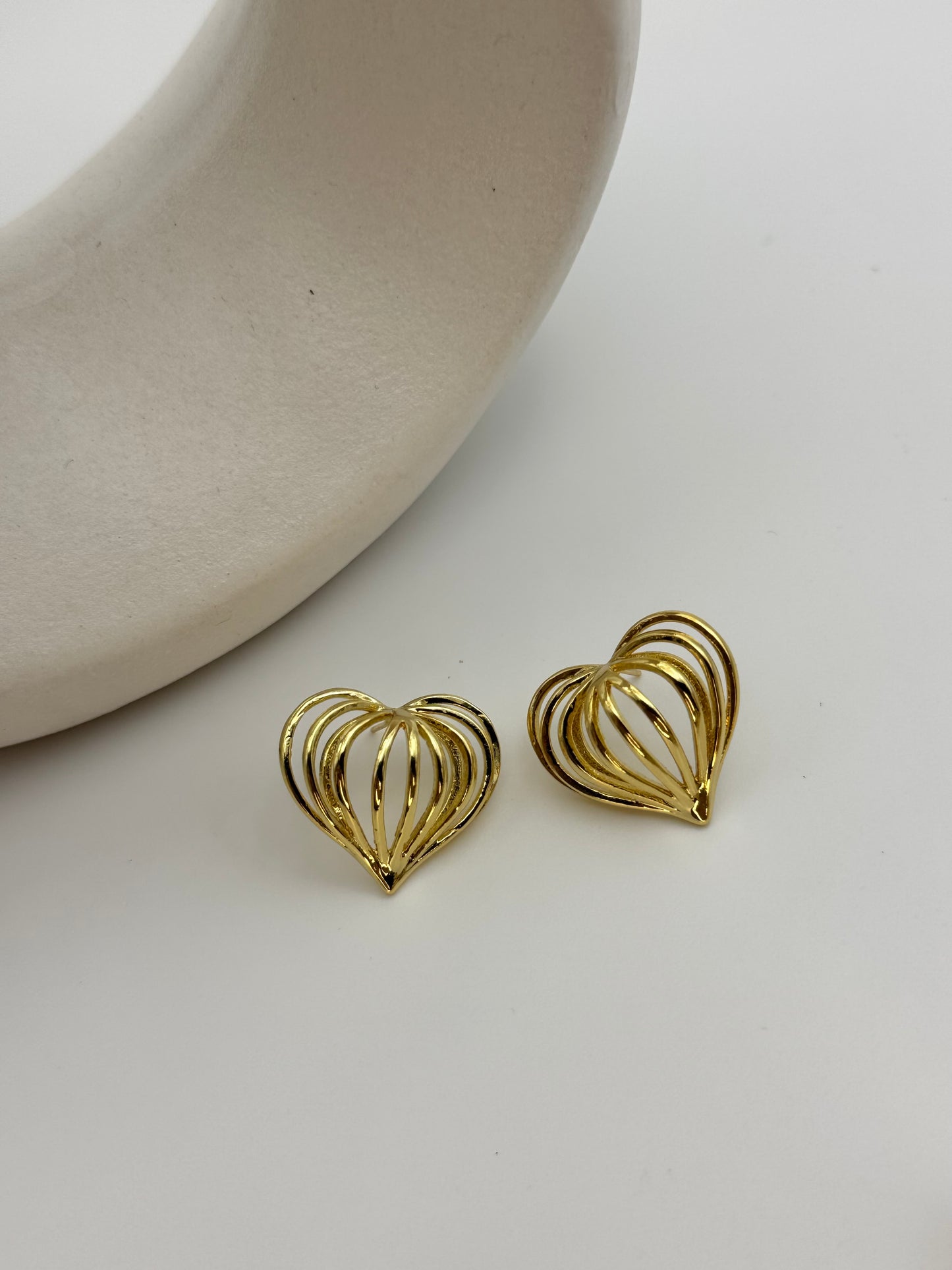 Aretes corazón tiny